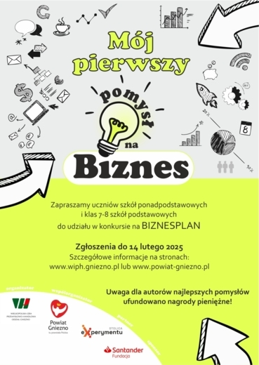I edycja konkursu „Mój pierwszy pomysł na biznes”