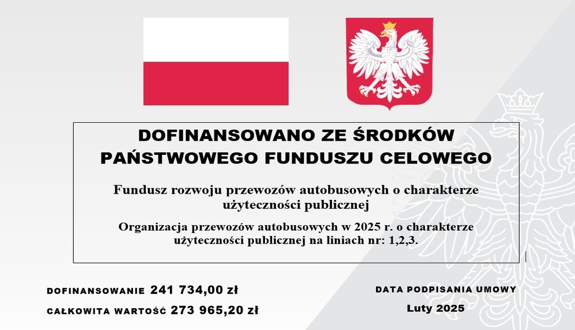 Zdjęcie do Organizacja przewoz&oacute;w autobusowych w 2025 r. o charakterze użyteczności publicznej na liniach