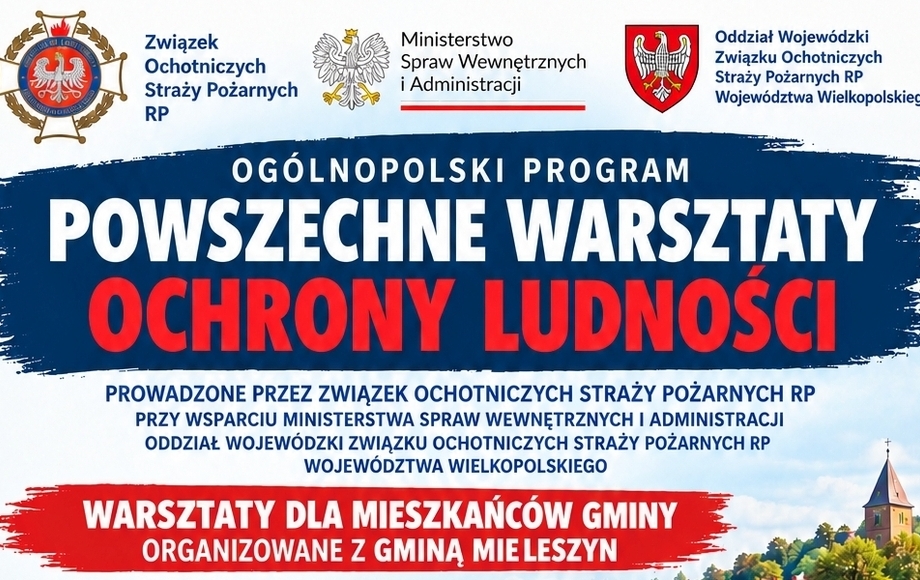 Powszechne warsztaty ochrony ludności w Gminie Mieleszyn