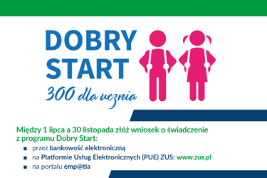 Dobry Start 300 zł dla ucznia 