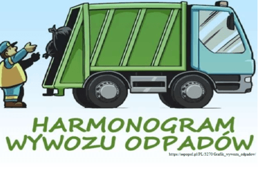 Harmonogram wywozu odpadów X.2021 r. - IX.2022 r.