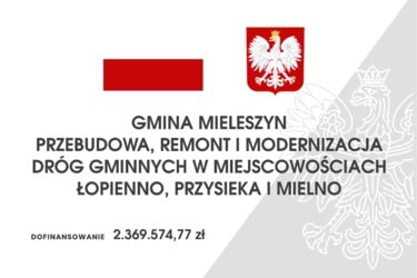Modernizacja dróg gminnych w m. Łopienno, Przysieka, Mielno