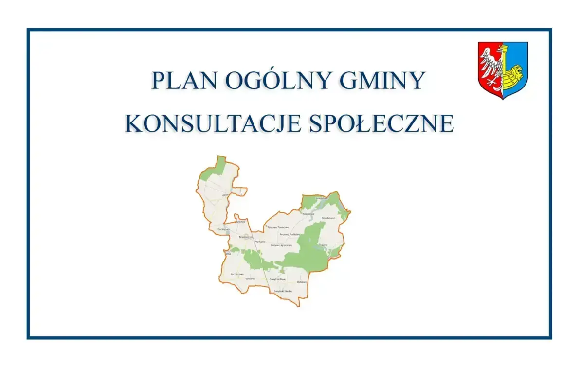 Rozpoczęcie konsultacji społecznych projektu Planu Ogólnego Gminy
